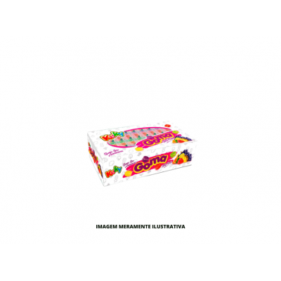 BALA - KUKY - 31g GOMA TUBO FRUTAS JELLY ROLLS - DP30